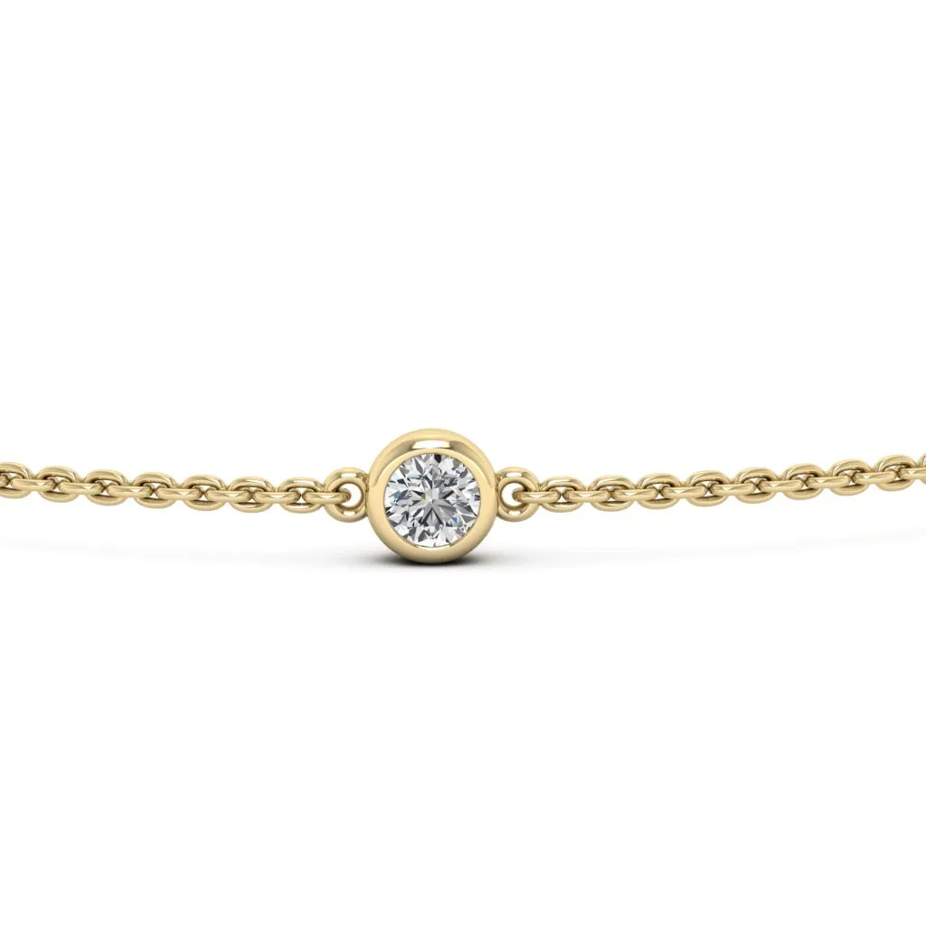 0.55 d.e.w cts Artemis Moissanite Bracelet