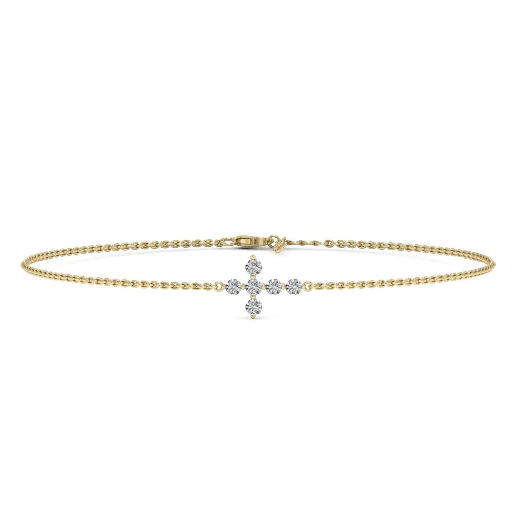 0.66 d.e.w cts Evangeline Moissanite Bracelet