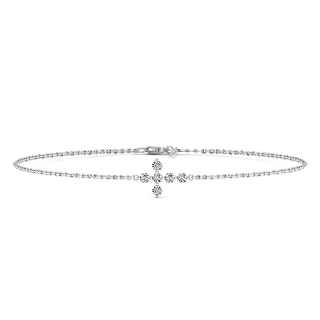 0.66 d.e.w cts Evangeline Moissanite Bracelet