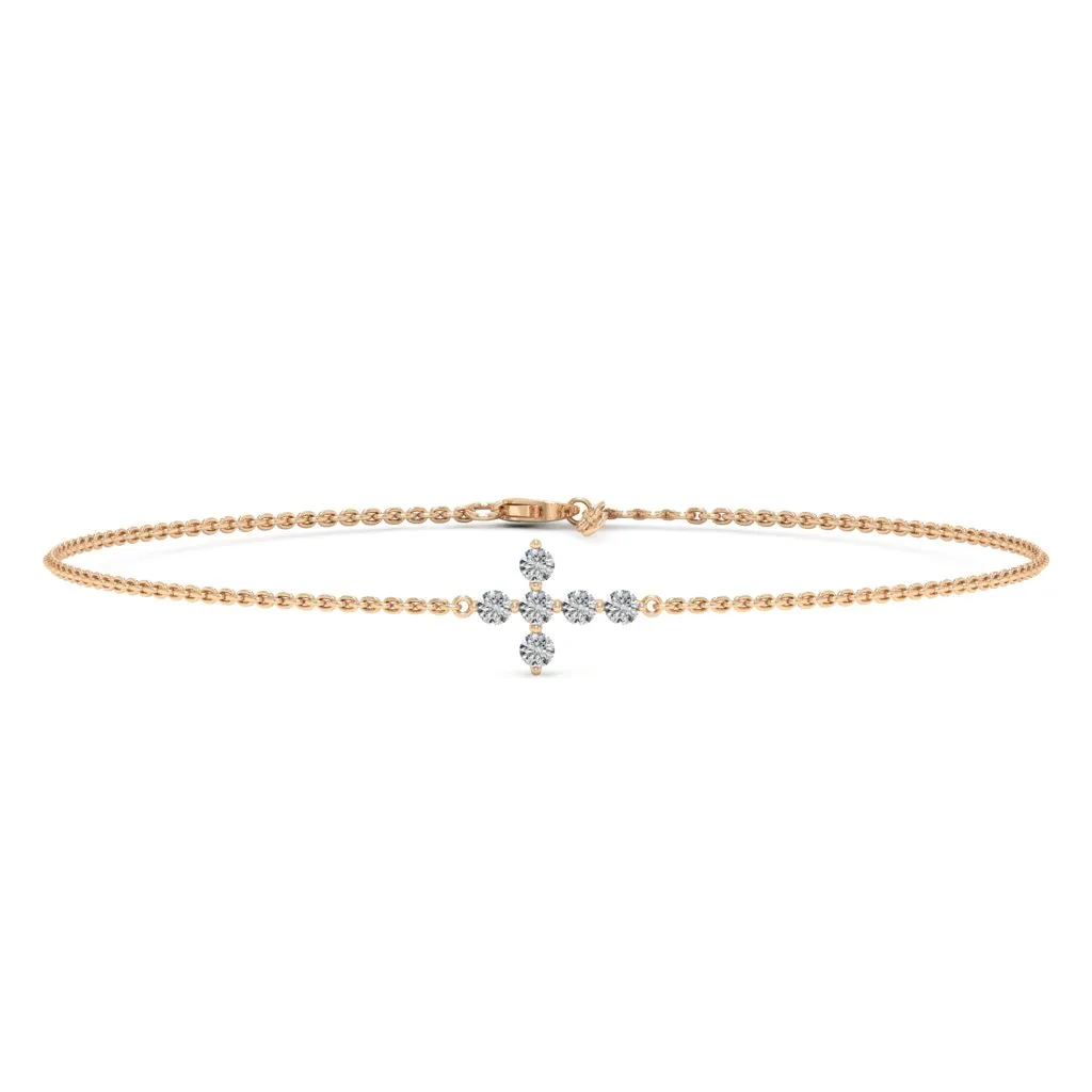 0.66 d.e.w cts Evangeline Moissanite Bracelet