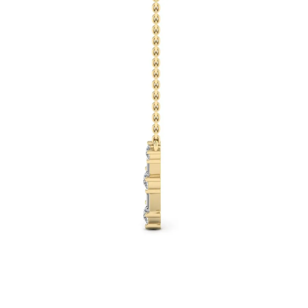0.68 d.e.w cts Vera Moissanite Necklace