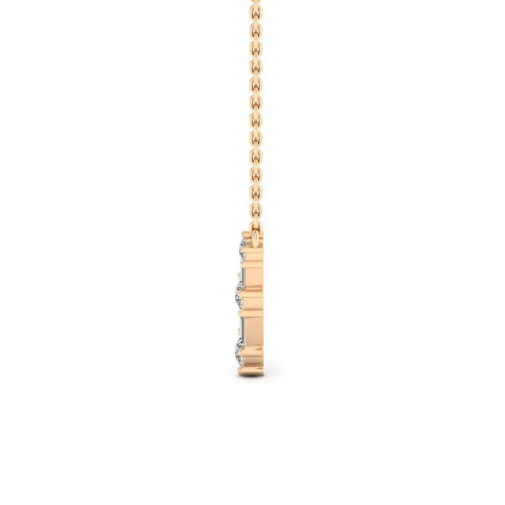 0.68 d.e.w cts Vera Moissanite Necklace