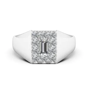 0.90 d.e.w. cts Sirius Moissanite Ring