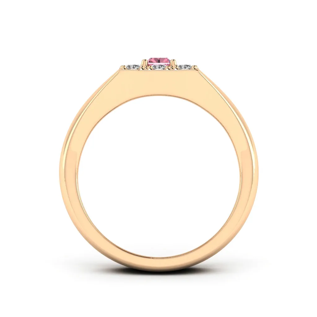 0.90 d.e.w. cts Sirius Moissanite Ring