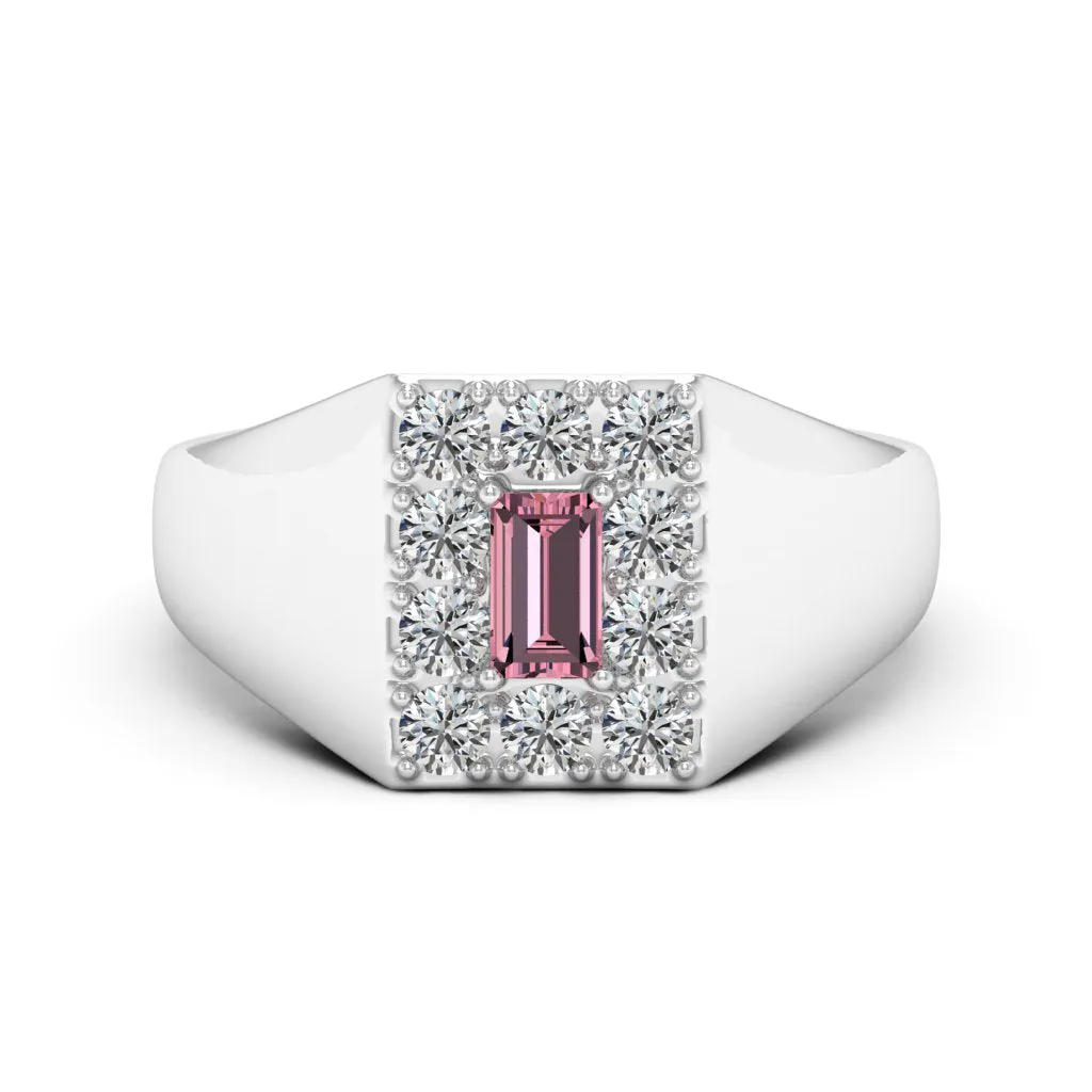 0.90 d.e.w. cts Sirius Moissanite Ring