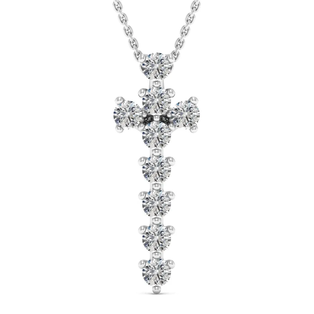 0.99 d.e.w cts Gracie Moissanite Necklace