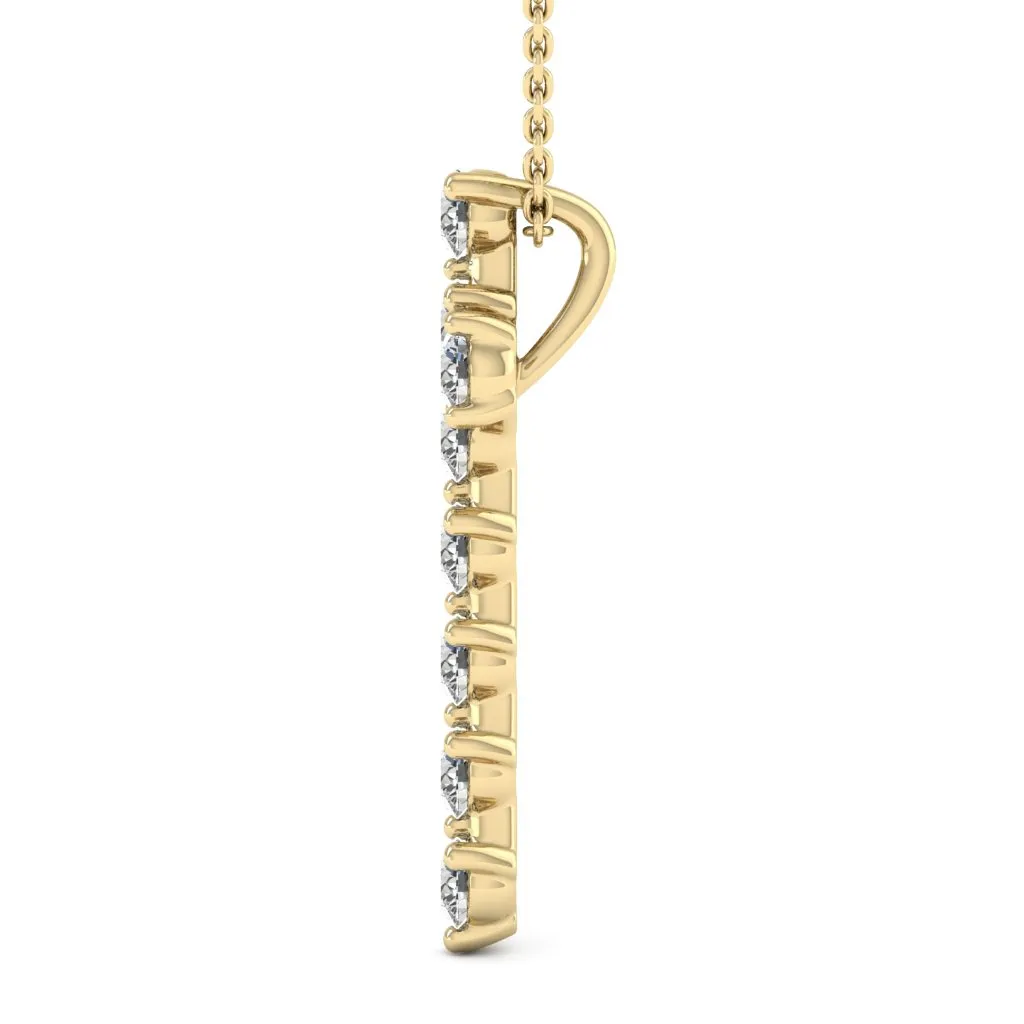 0.99 d.e.w cts Gracie Moissanite Necklace