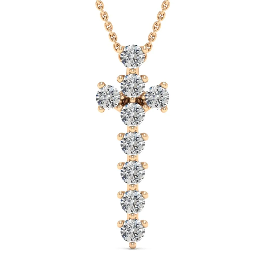 0.99 d.e.w cts Gracie Moissanite Necklace