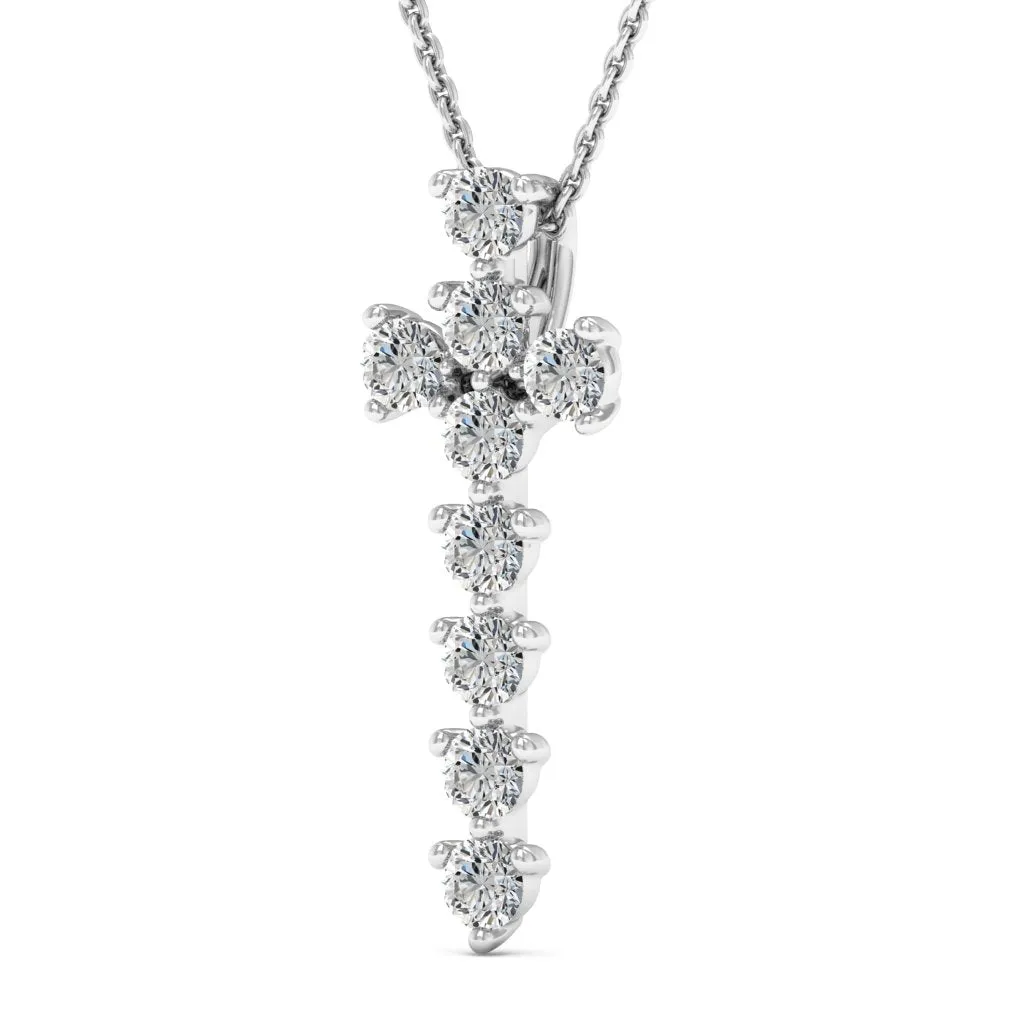 0.99 d.e.w cts Gracie Moissanite Necklace