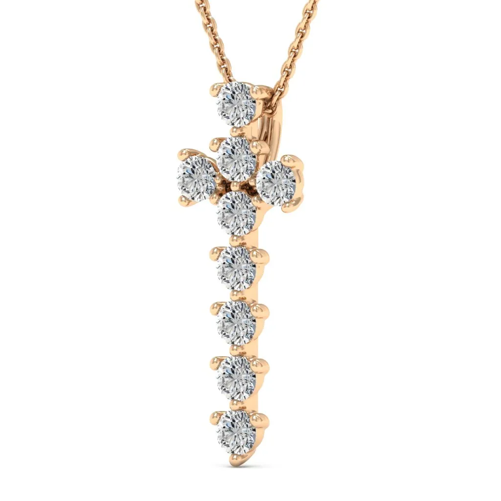 0.99 d.e.w cts Gracie Moissanite Necklace