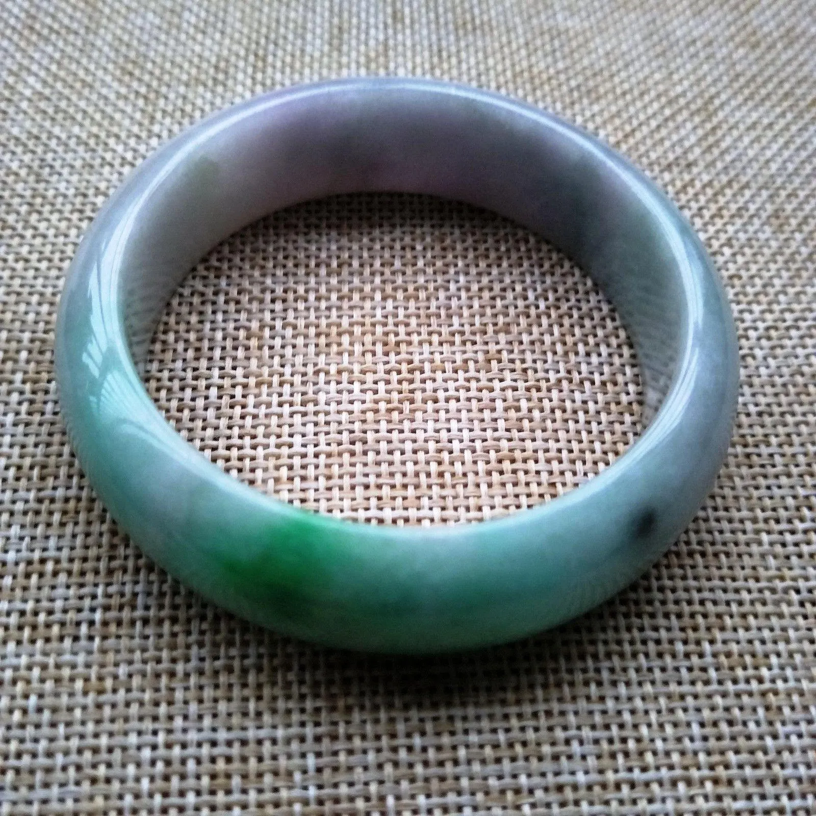 10% OFF- 52/53/54 mm Certified Natural 3 Color Jadeite Emerald A Jade HandCarved Bracelet Bangle T829