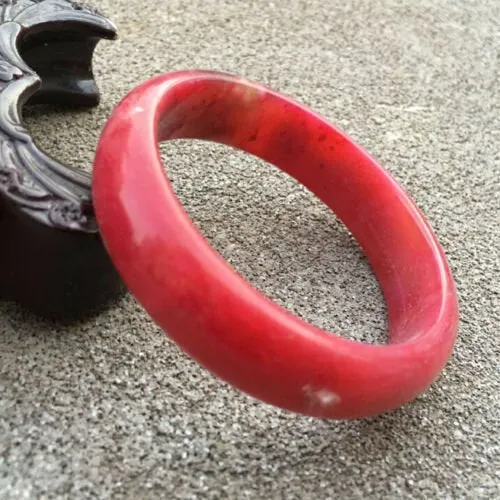 10% OFF- 52/53/54mm Certified Natural Red Xiuyuan A Jade HandCarved Bangle Bracelet GX0219 with Gift Box