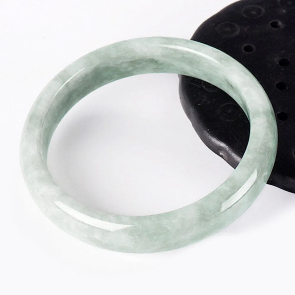 10% OFF) 54-65mm Certified Natural Jadeite Emerald A Jade Bracelet Bangle A1940