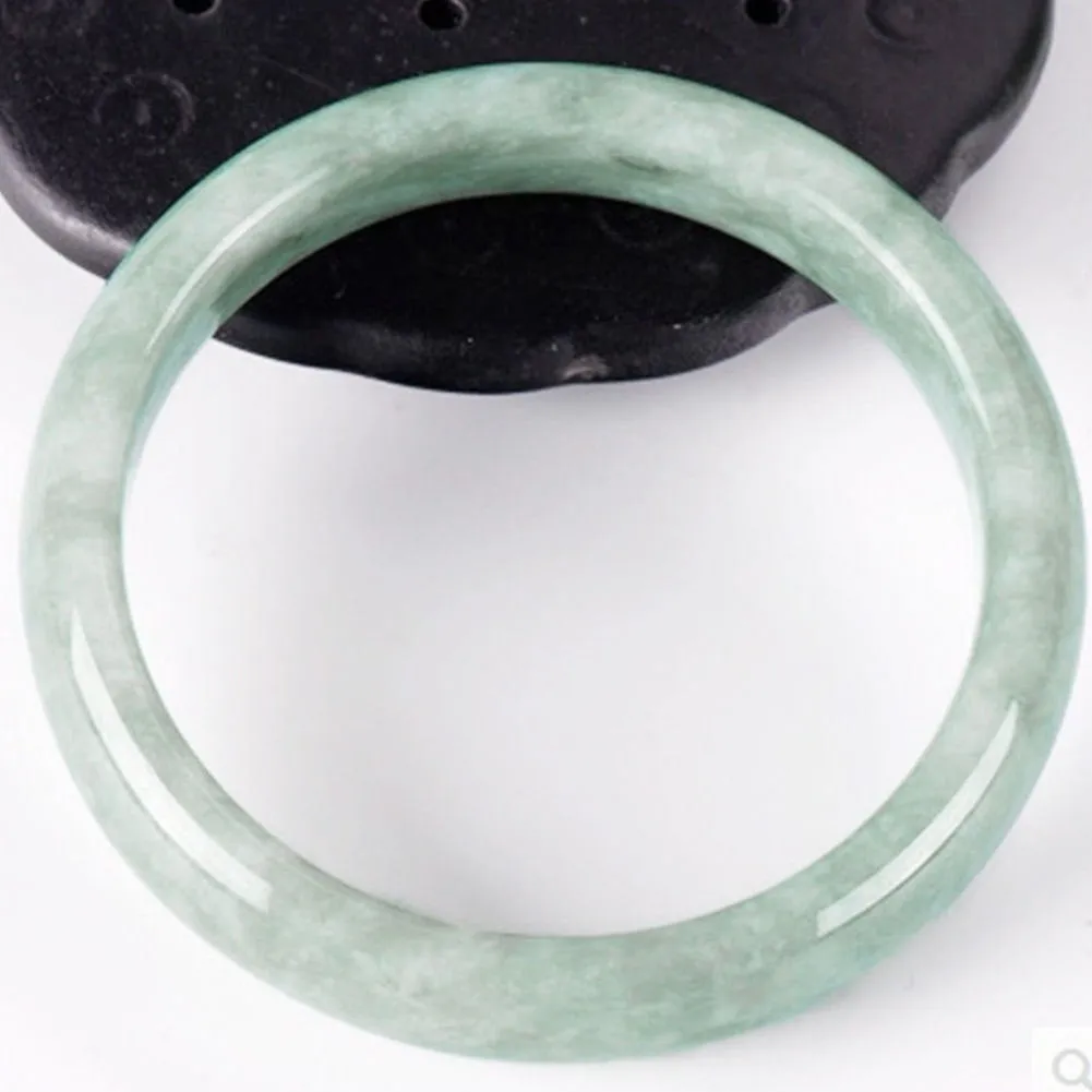 10% OFF) 54-65mm Certified Natural Jadeite Emerald A Jade Bracelet Bangle A1940