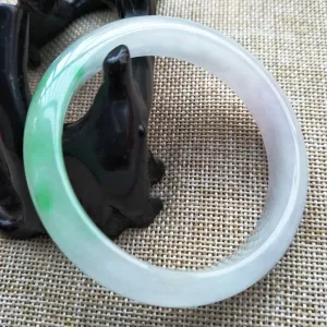 10% OFF- 54/55/56 mm Certified Natural 3 Color Jadeite Emerald A Jade HandCarved Bracelet Bangle Z211