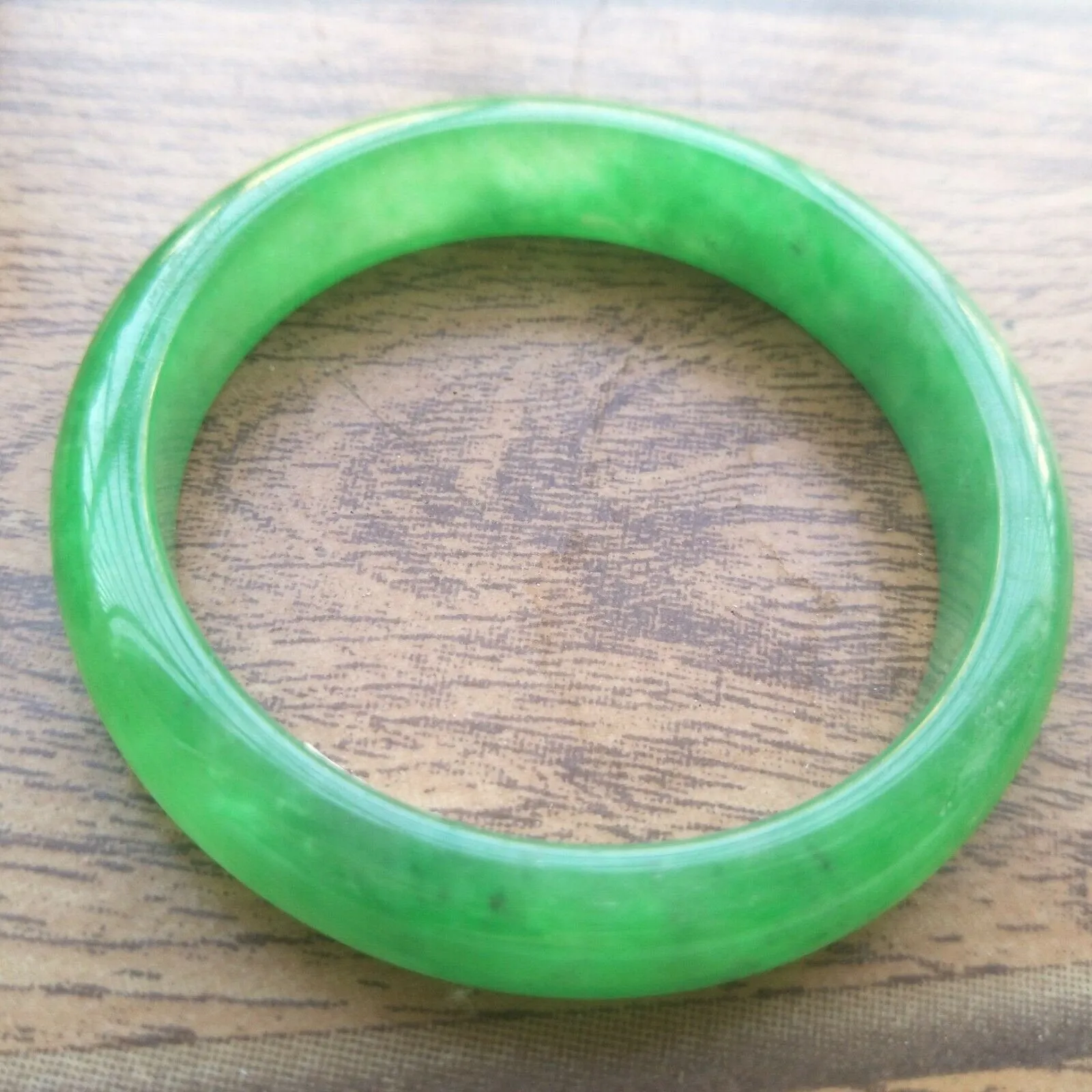 10% OFF- 55/56/57mm Certified Natural Jadeite Emerald A Jade Bangle XZ649