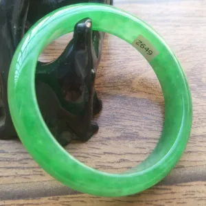 10% OFF- 55/56/57mm Certified Natural Jadeite Emerald A Jade Bangle XZ649