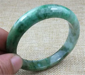 10% OFF- 55/56/57mm Certified Natural Jadeite Emerald A*Jade HandCarved Bangle Z4097