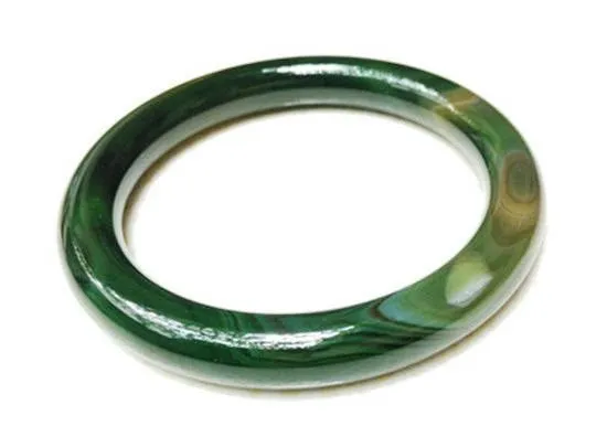 10% OFF- 55/56/57mm Certified Natural Multi-Color Emerald A Jade HandCarved Round Bracelet Bangle A8805