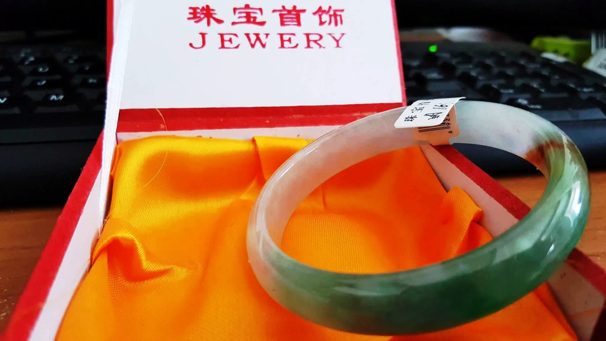 10% OFF- 56/57/58 mm Certified Natural 3 Color Jadeite Emerald A Jade HandCarved Bracelet Bangle A161