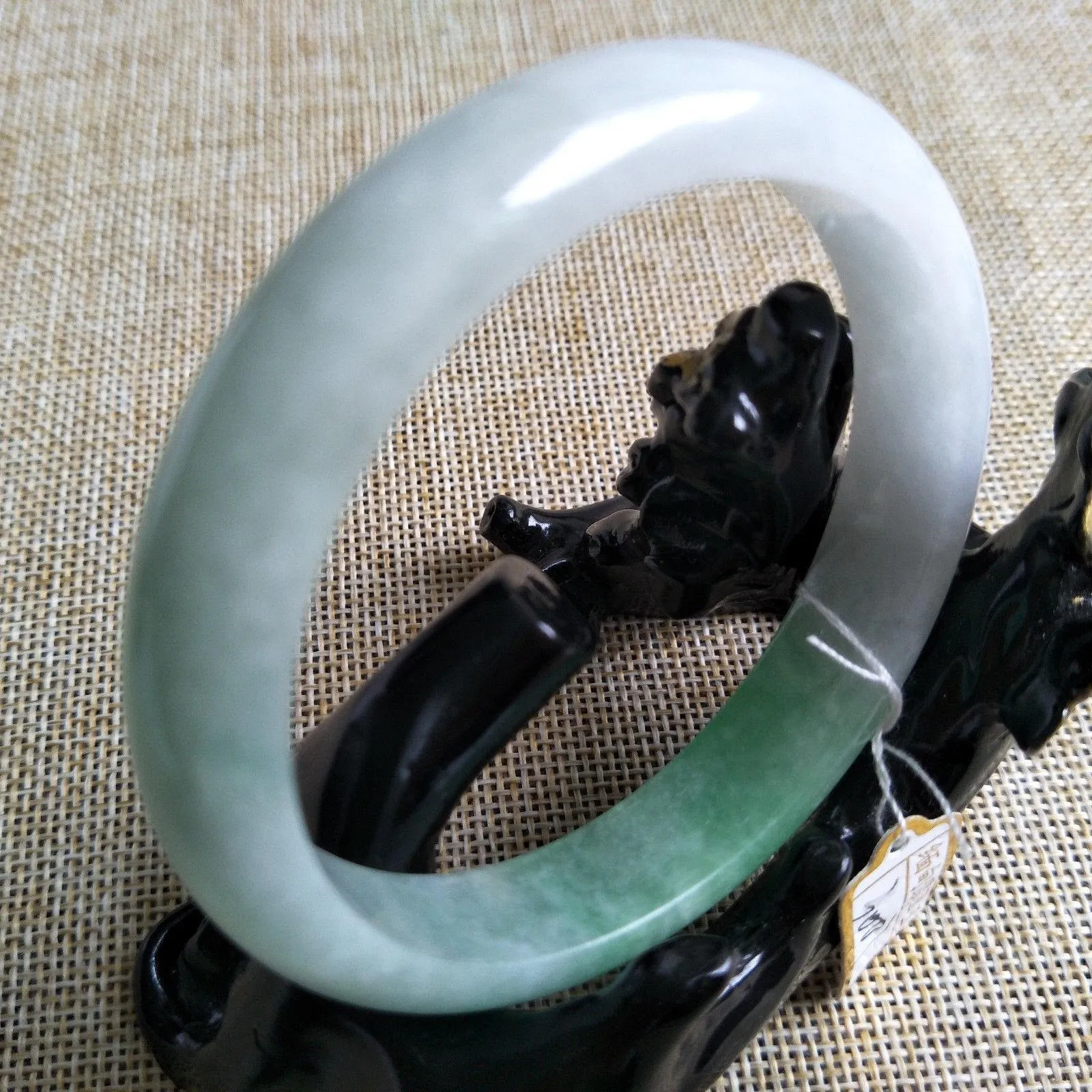 10% OFF- 56/57/58 mm Certified Natural Jadeite Emerald A Jade HandCarved Bangle 3007