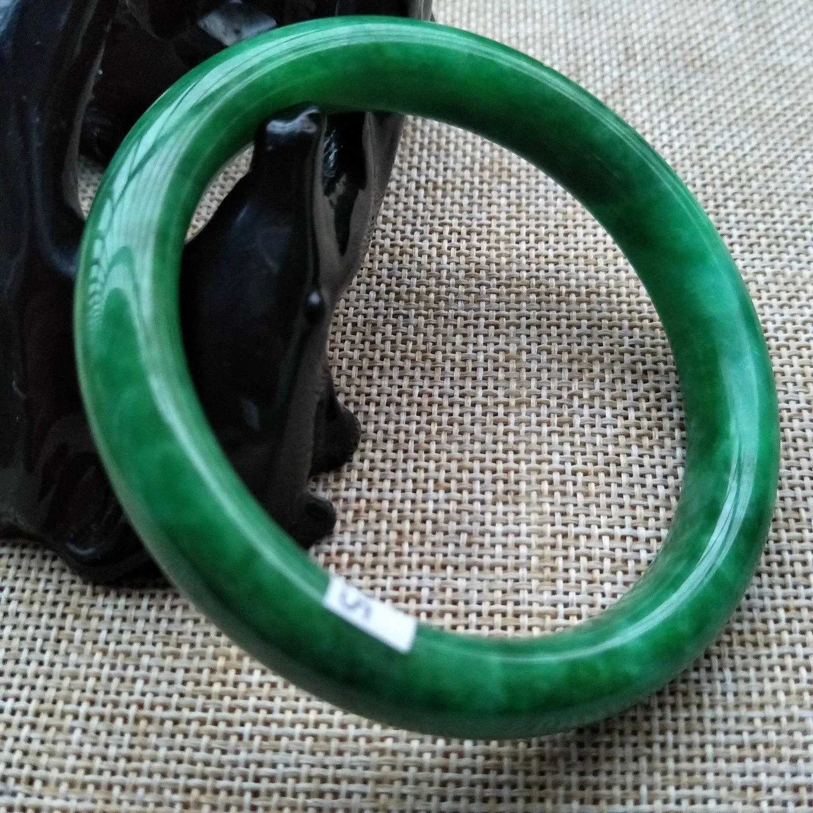 10% OFF- 56/57/58 mm Certified Natural Jadeite Emerald Jade Bangle T825