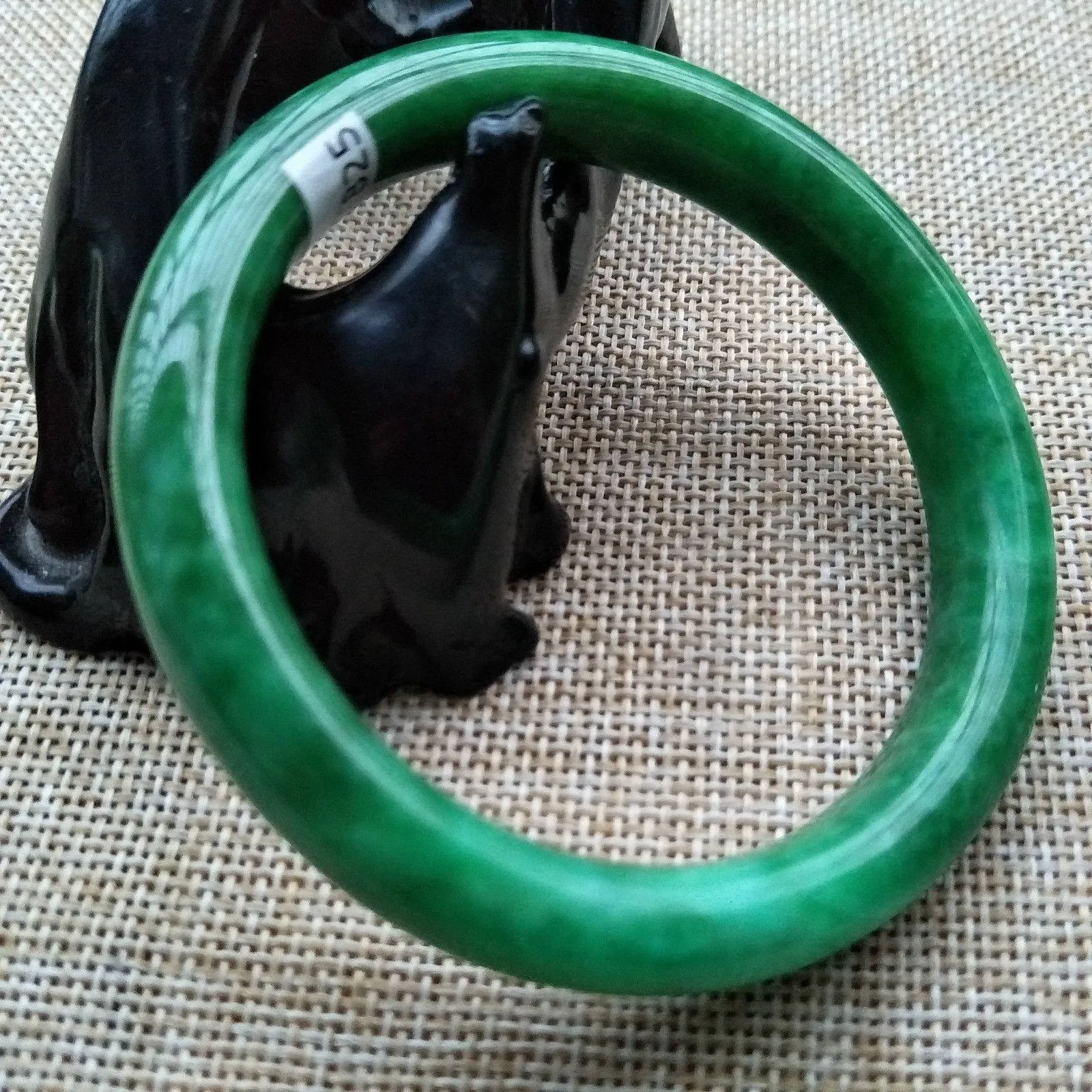 10% OFF- 56/57/58 mm Certified Natural Jadeite Emerald Jade Bangle T825