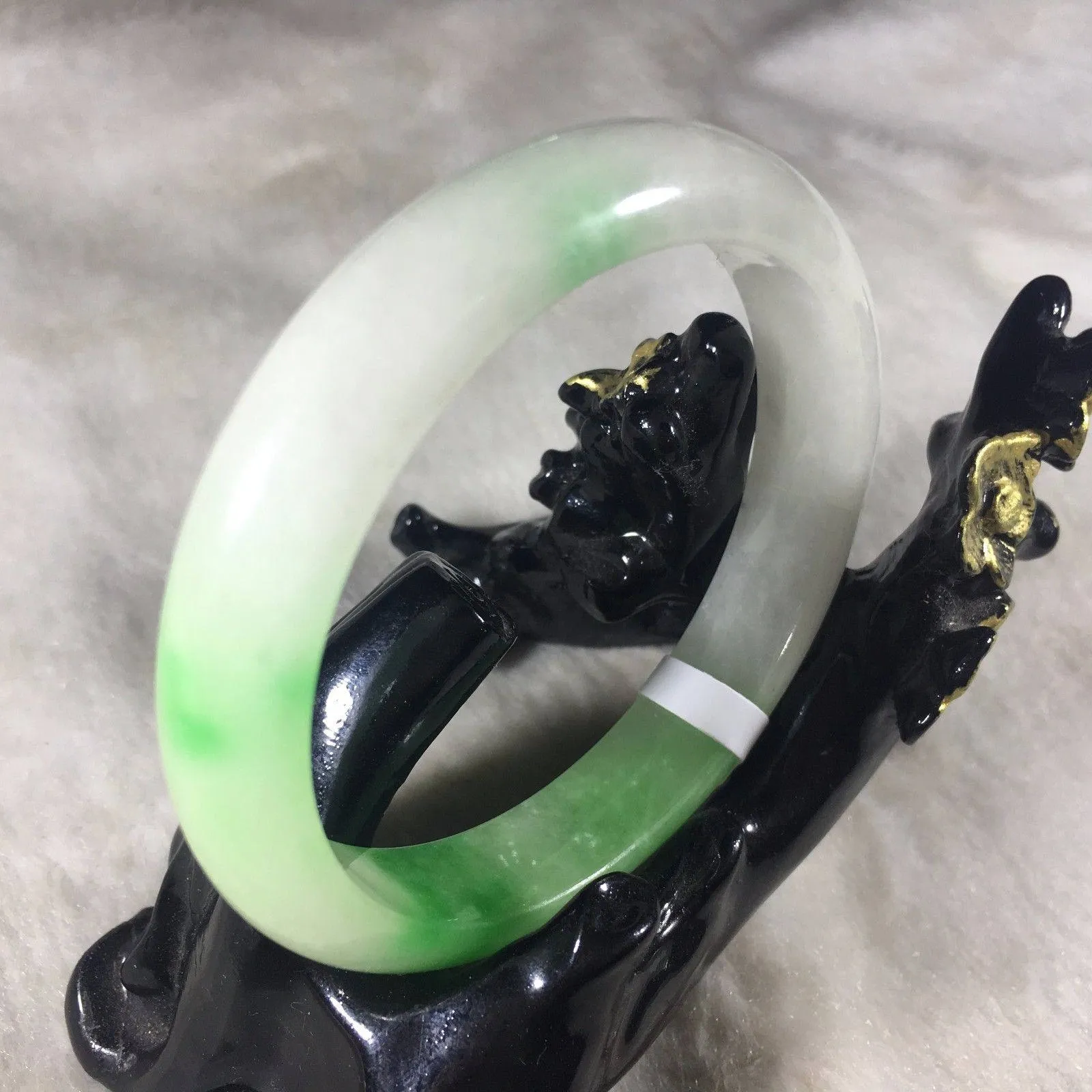 10% OFF- 56/57/58 mm Certified Natural Jadeite Emerald Jade Bangle《Grade A》A2014