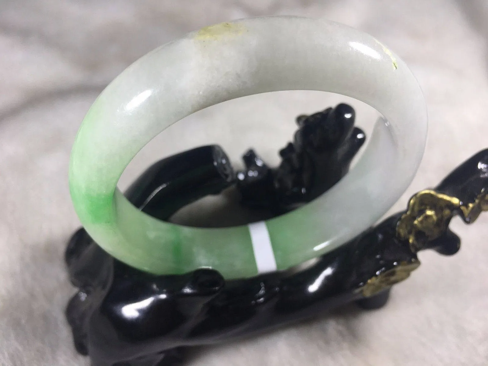 10% OFF- 56/57/58 mm Certified Natural Jadeite Emerald Jade Bangle《Grade A》A498