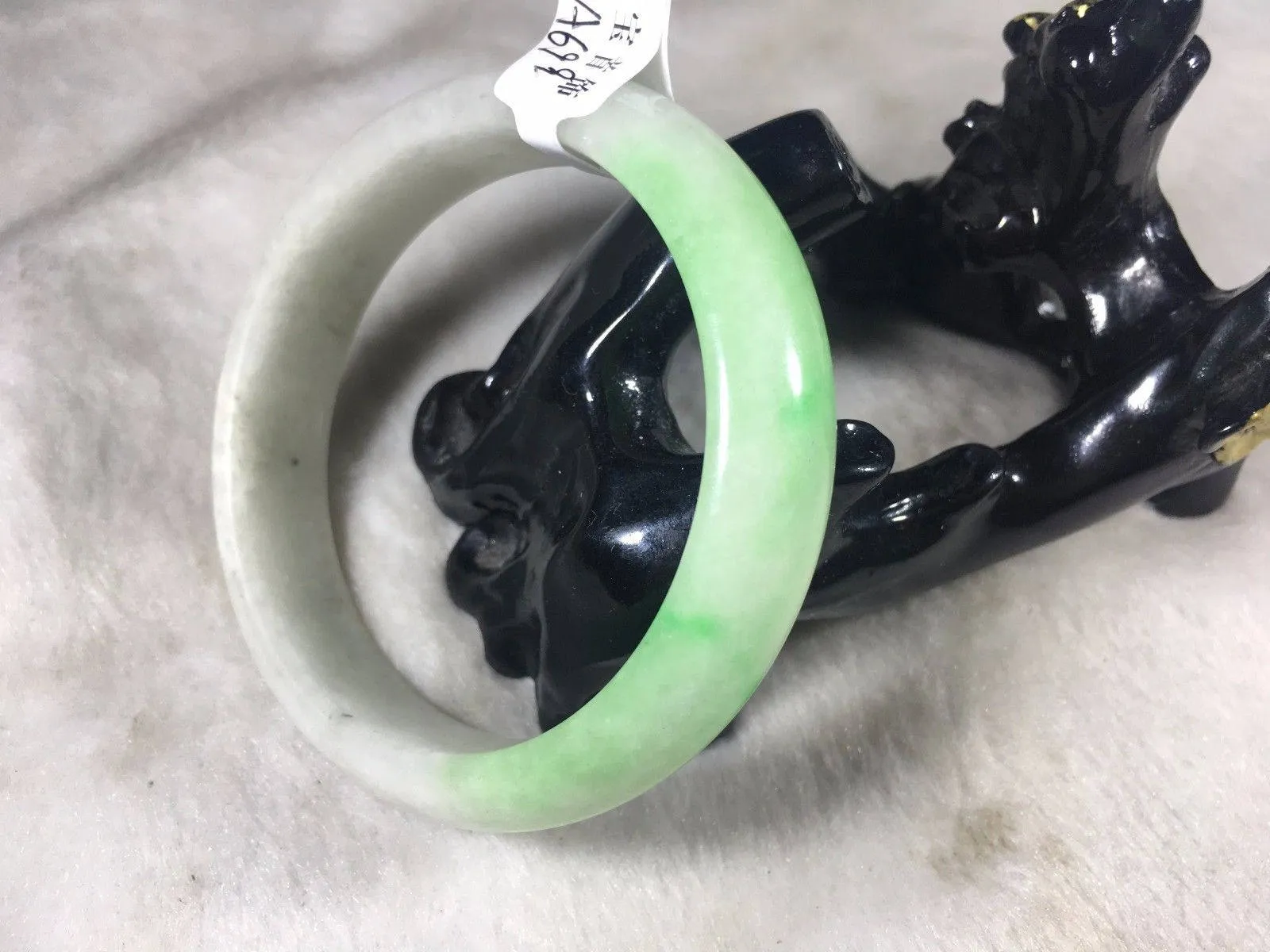 10% OFF- 56/57/58 mm Certified Natural Jadeite Emerald Jade Bangle《Grade A》A699