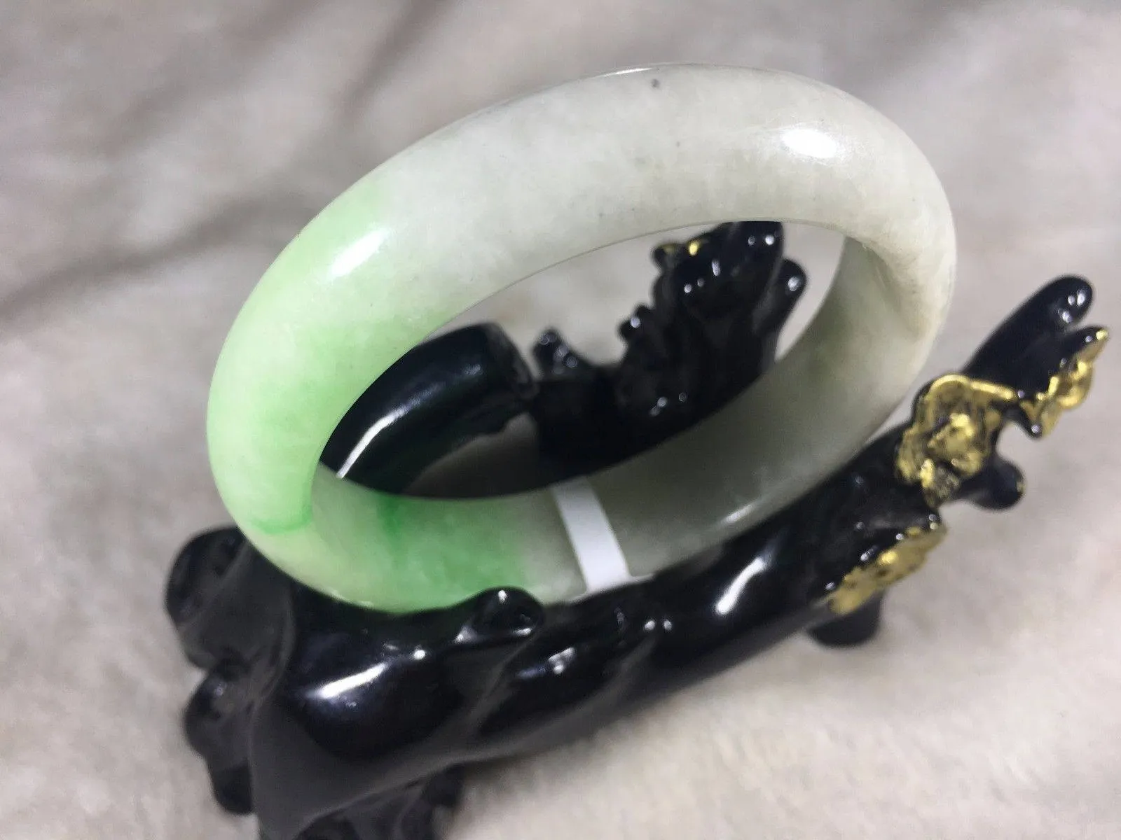 10% OFF- 56/57/58 mm Certified Natural Jadeite Emerald Jade Bangle《Grade A》A699