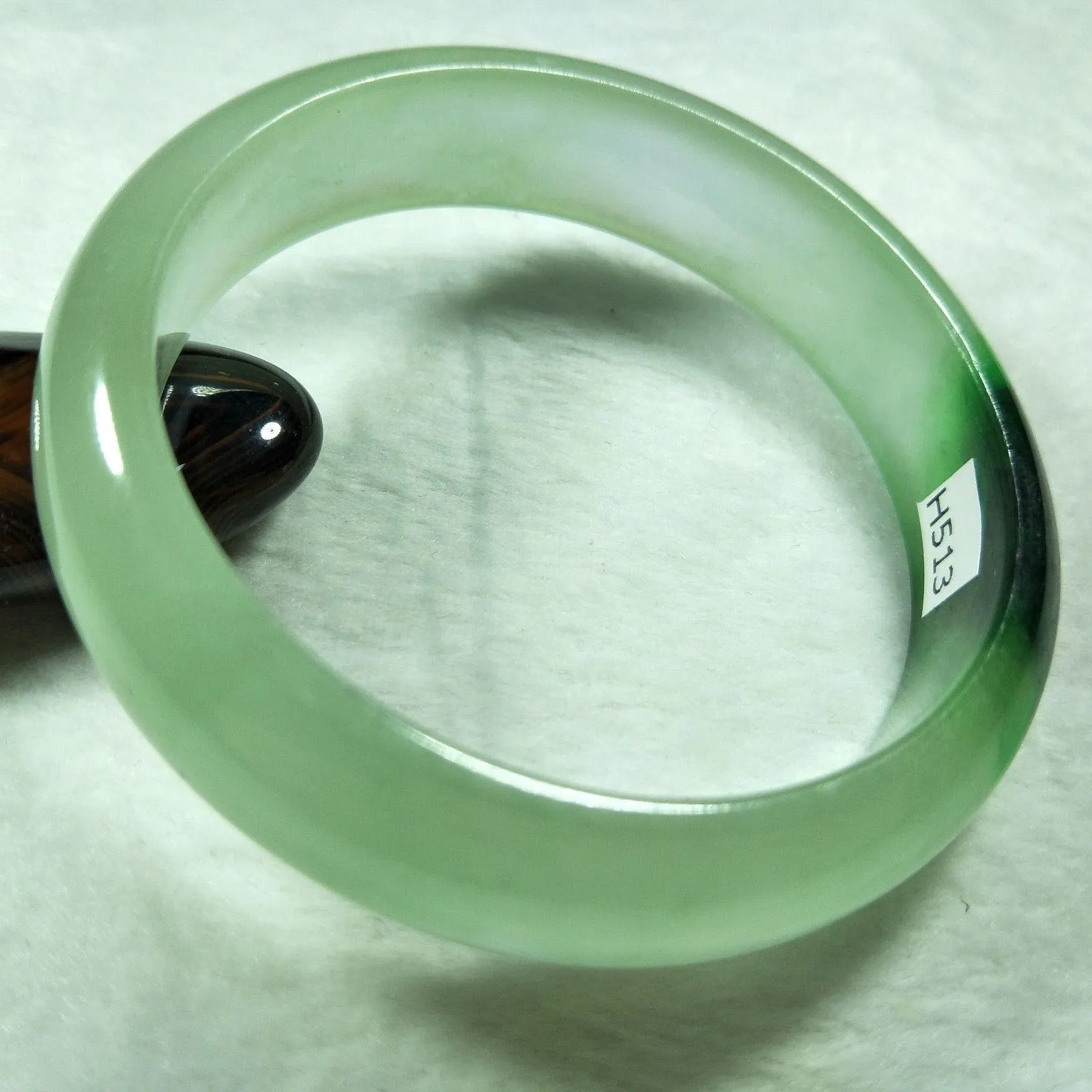 10% OFF- 56/57/58 mm Certified Natural Jadeite Emerald Jade Bangle《Grade A》H513