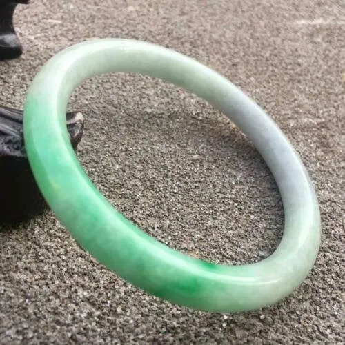10% OFF- 56/57/58mm Certified Natural 3 Color Jadeite Emerald A Jade HandCarved Round Bangle GX3031