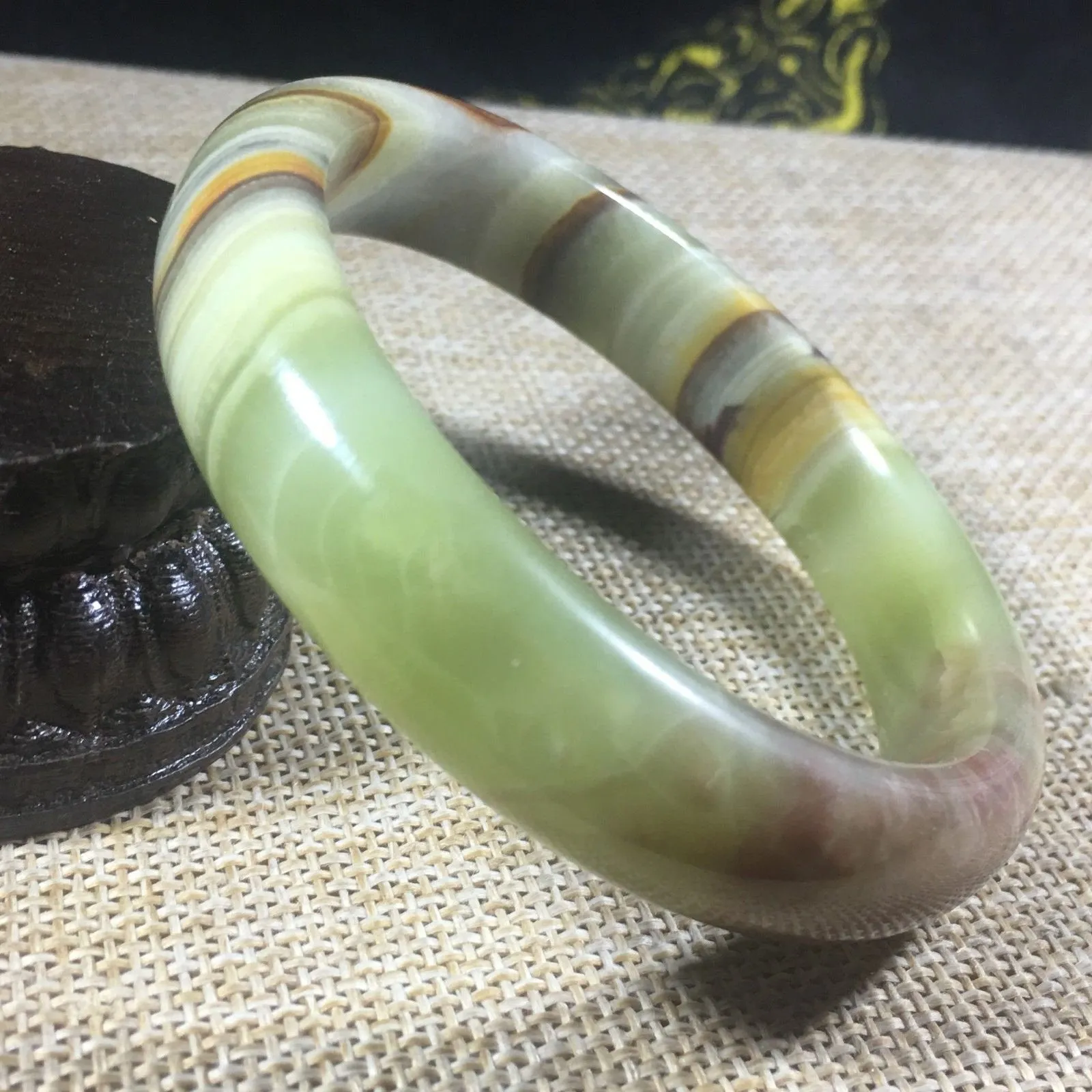 10% OFF- 56/57/58mm Certified Natural Color Jadeite Emerald A*Jade HandCarved Bangle A202