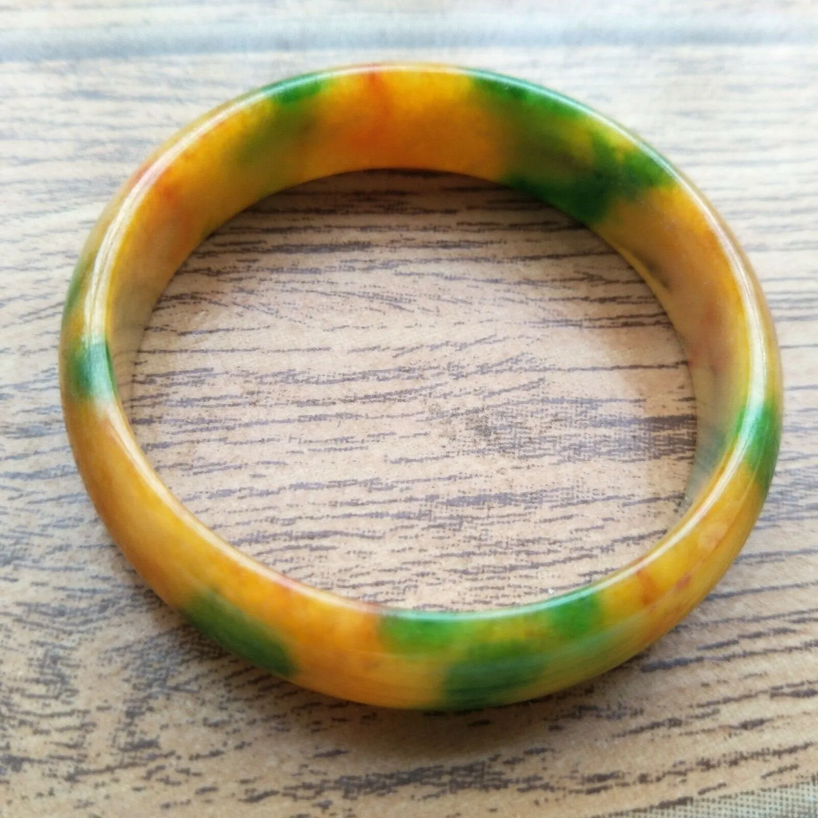 10% OFF- 56/57/58mm Certified Natural Yellow Green Jadeite Emerald A*Jade HandCarved Bangle A205