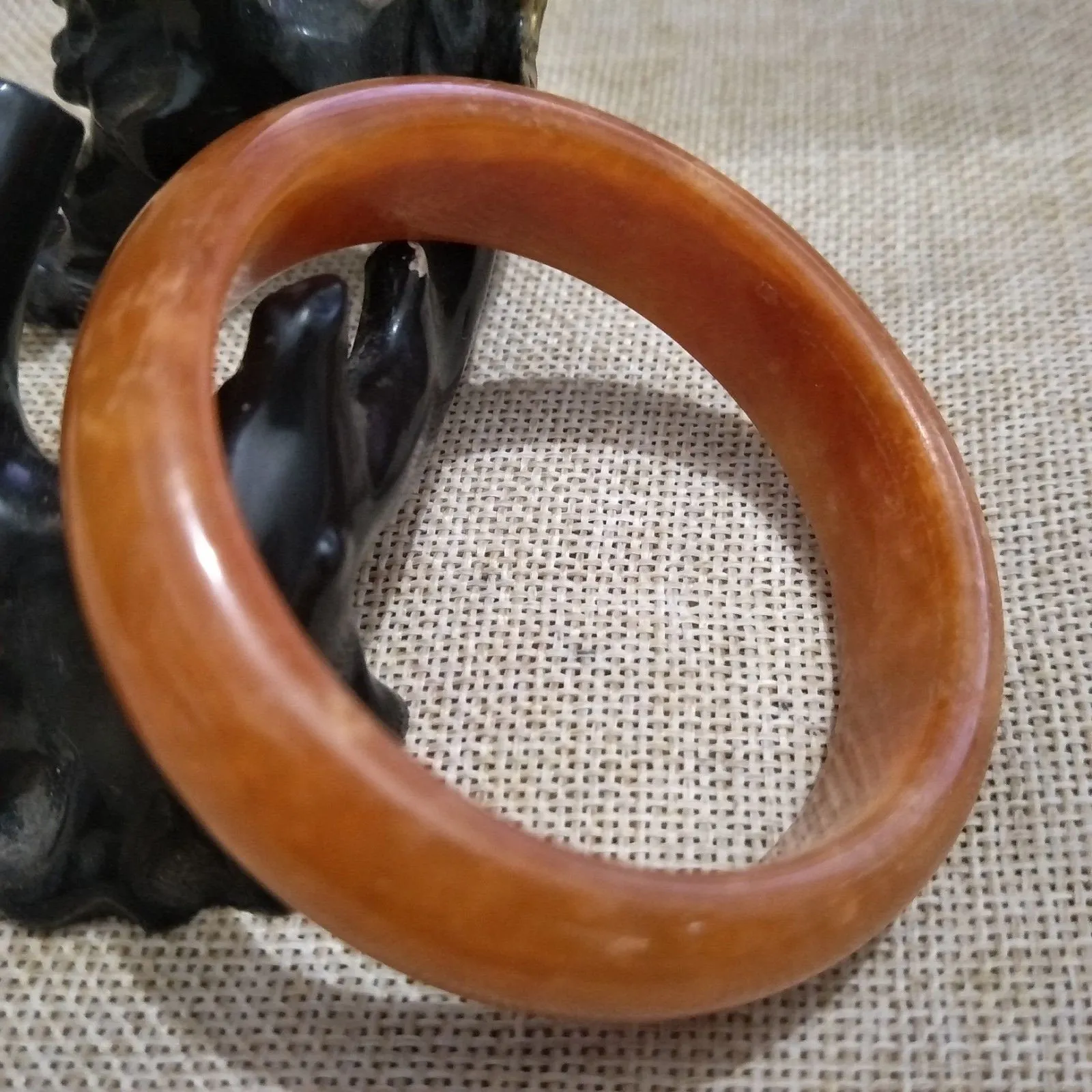 10% OFF- 56/57/58mm Certified Natural Yellow Red Jadeite Emerald A*Jade HandCarved Bangle X250