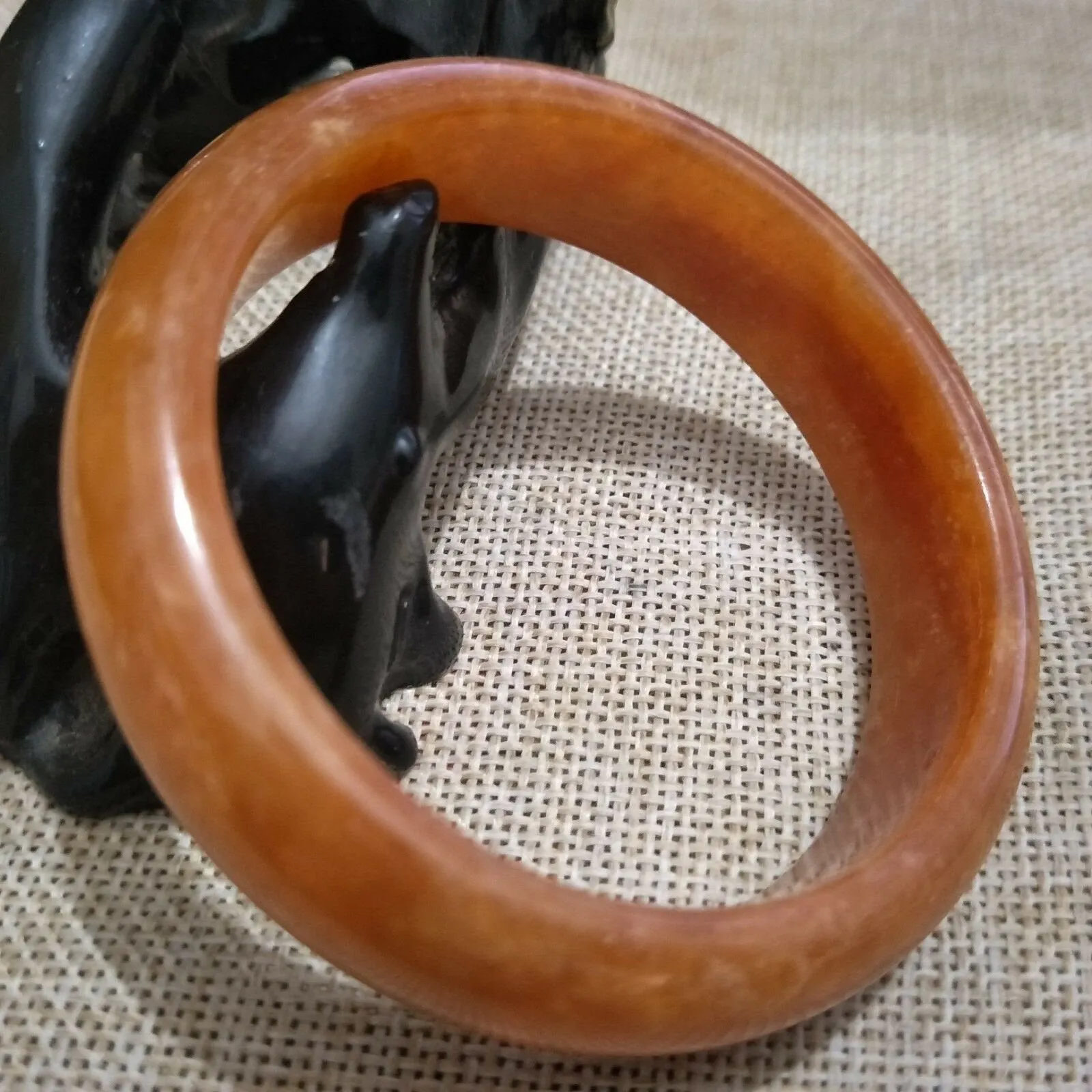 10% OFF- 56/57/58mm Certified Natural Yellow Red Jadeite Emerald A*Jade HandCarved Bangle X250