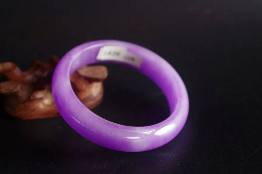 10% OFF- 57/58/59 mm Certified Natural Jadeite Emerald Jade Bangle《Grade A》1436