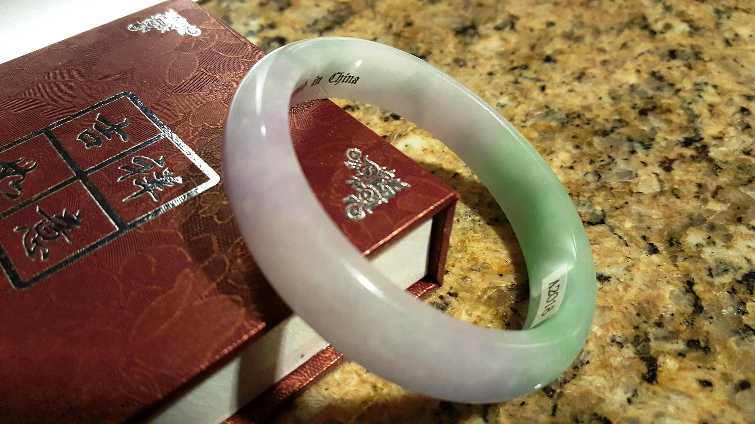 10% OFF- 57/58/59 mm Certified Natural Jadeite Emerald Jade Bangle《Grade A》A2018