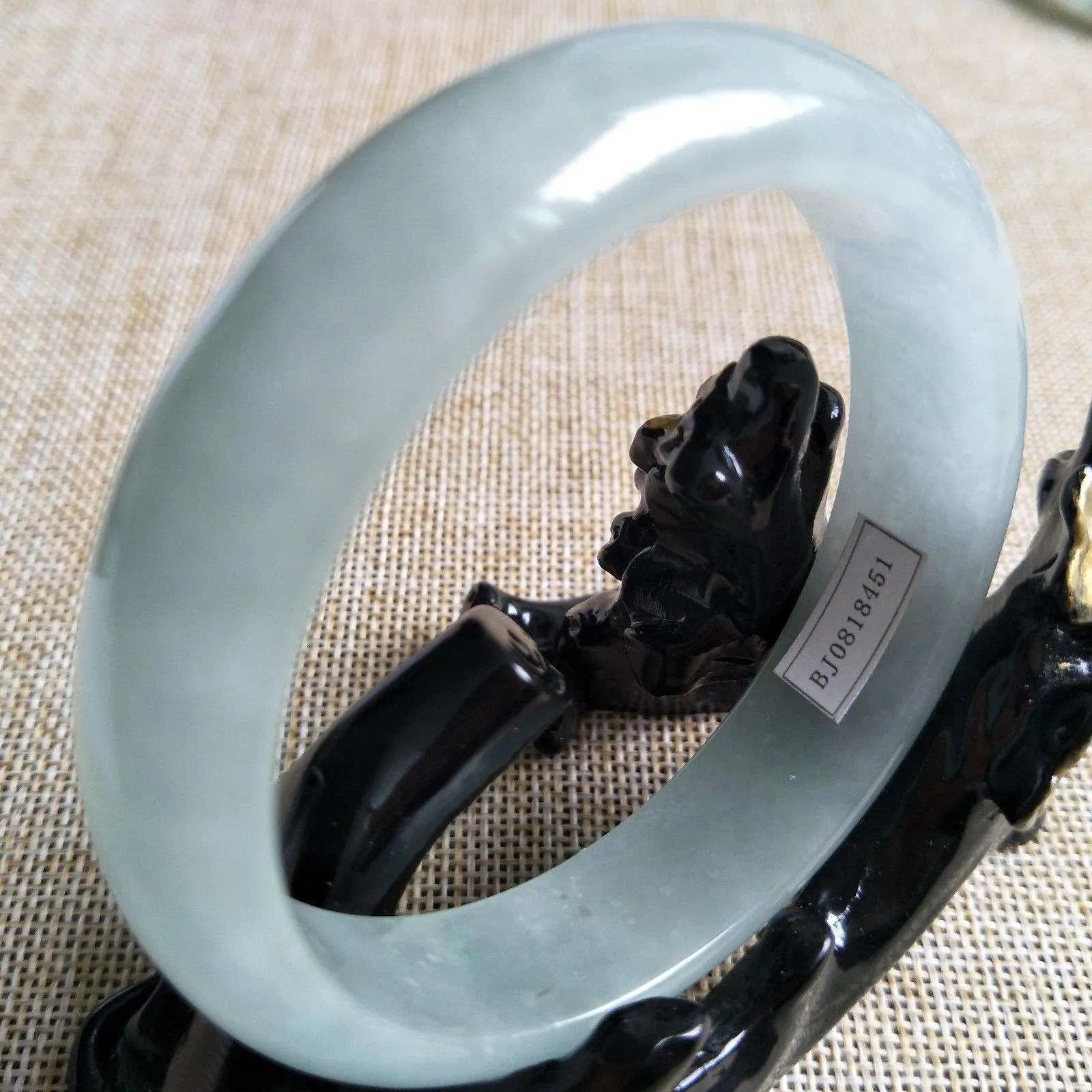 10% OFF- 57/58/59 mm Certified Natural Jadeite Emerald Jade Bangle《Grade A》BJ4851