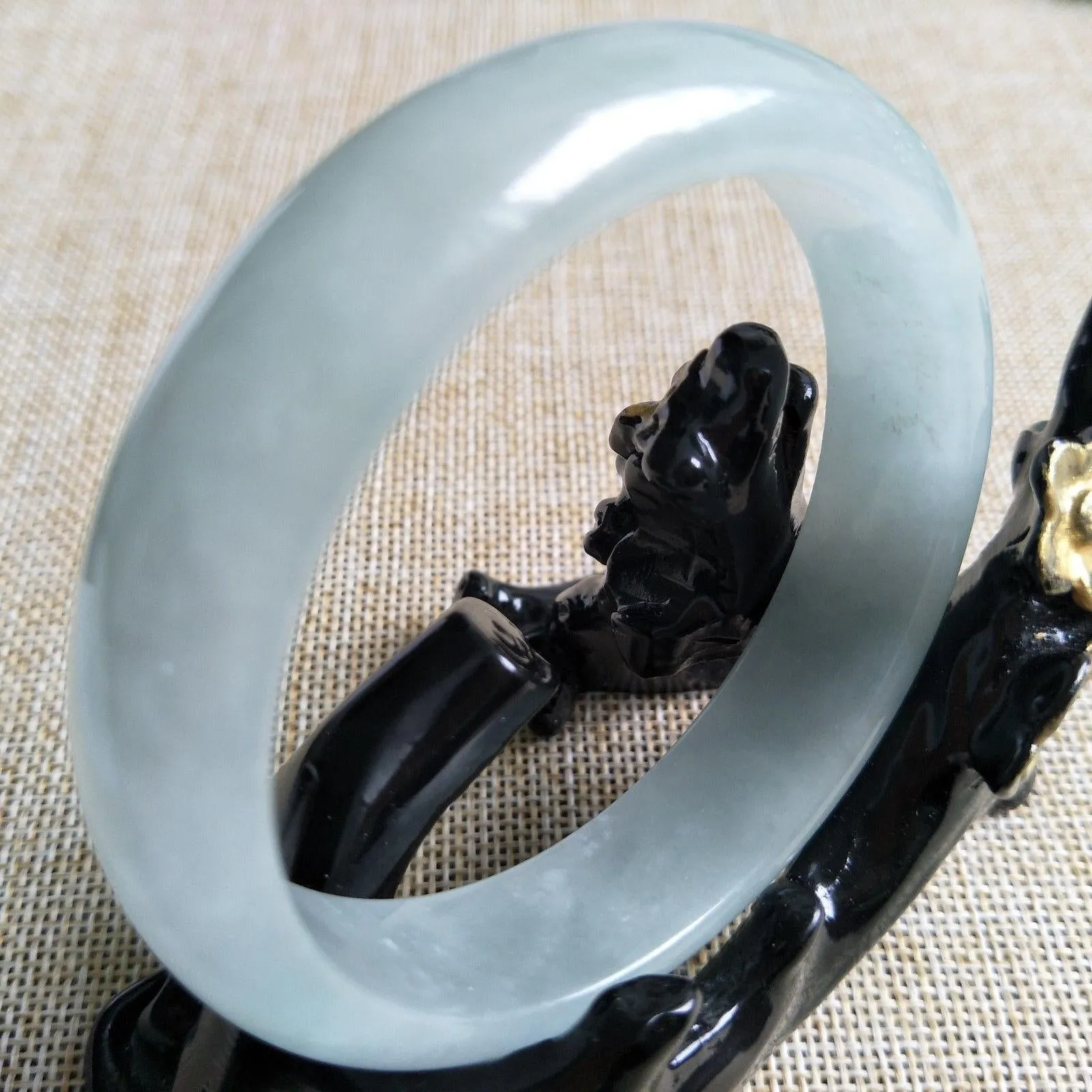 10% OFF- 57/58/59 mm Certified Natural Jadeite Emerald Jade Bangle《Grade A》BJ4851