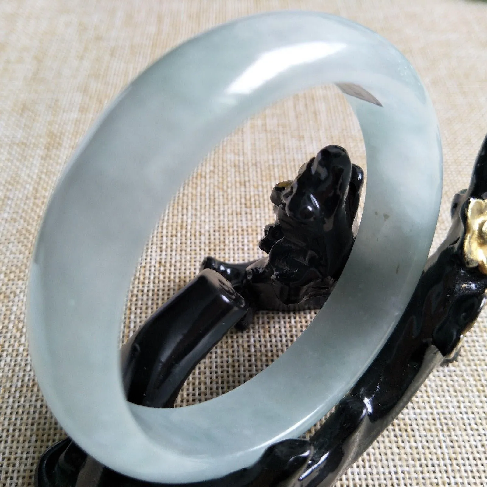 10% OFF- 57/58/59 mm Certified Natural Jadeite Emerald Jade Bangle《Grade A》BJ4851