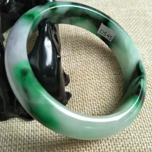 10% OFF- 57/58/59 mm Certified Natural Jadeite Emerald Jade Bangle《Grade A》D545