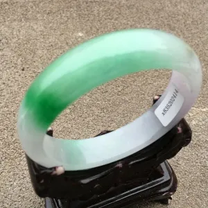 10% OFF- 57/58/59mm Certified Natural 3 Color Jadeite Emerald A*Jade HandCarved Bangle x2414