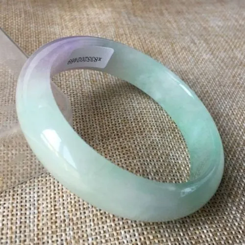 10% OFF- 57/58/59mm Certified Natural 3 Color Jadeite Emerald A*Jade HandCarved Bangle x2469