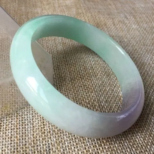 10% OFF- 57/58/59mm Certified Natural 3 Color Jadeite Emerald A*Jade HandCarved Bangle x2469