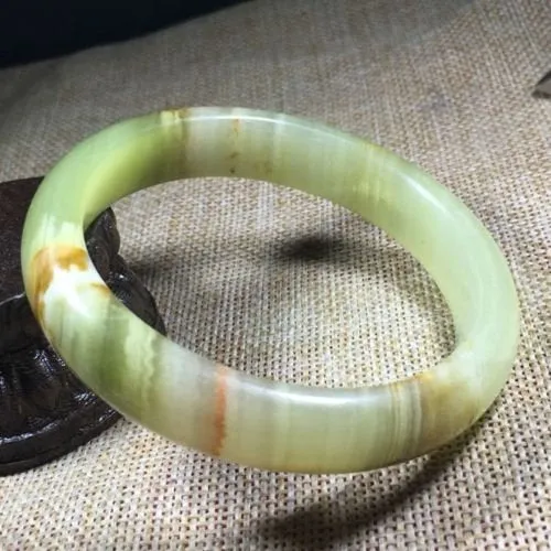 10% OFF- 57/58/59mm Certified Natural Color Jadeite Emerald A*Jade HandCarved Bangle A263