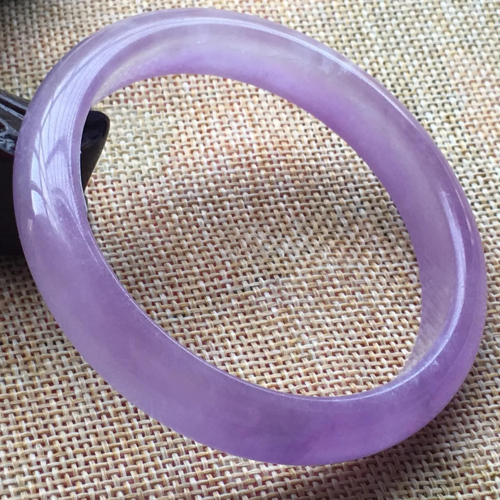 10% OFF- 57/58/59mm Certified Natural Jadeite Emerald A*Jade HandCarved Bangle HA0812