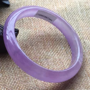 10% OFF- 57/58/59mm Certified Natural Jadeite Emerald A*Jade HandCarved Bangle HA0812