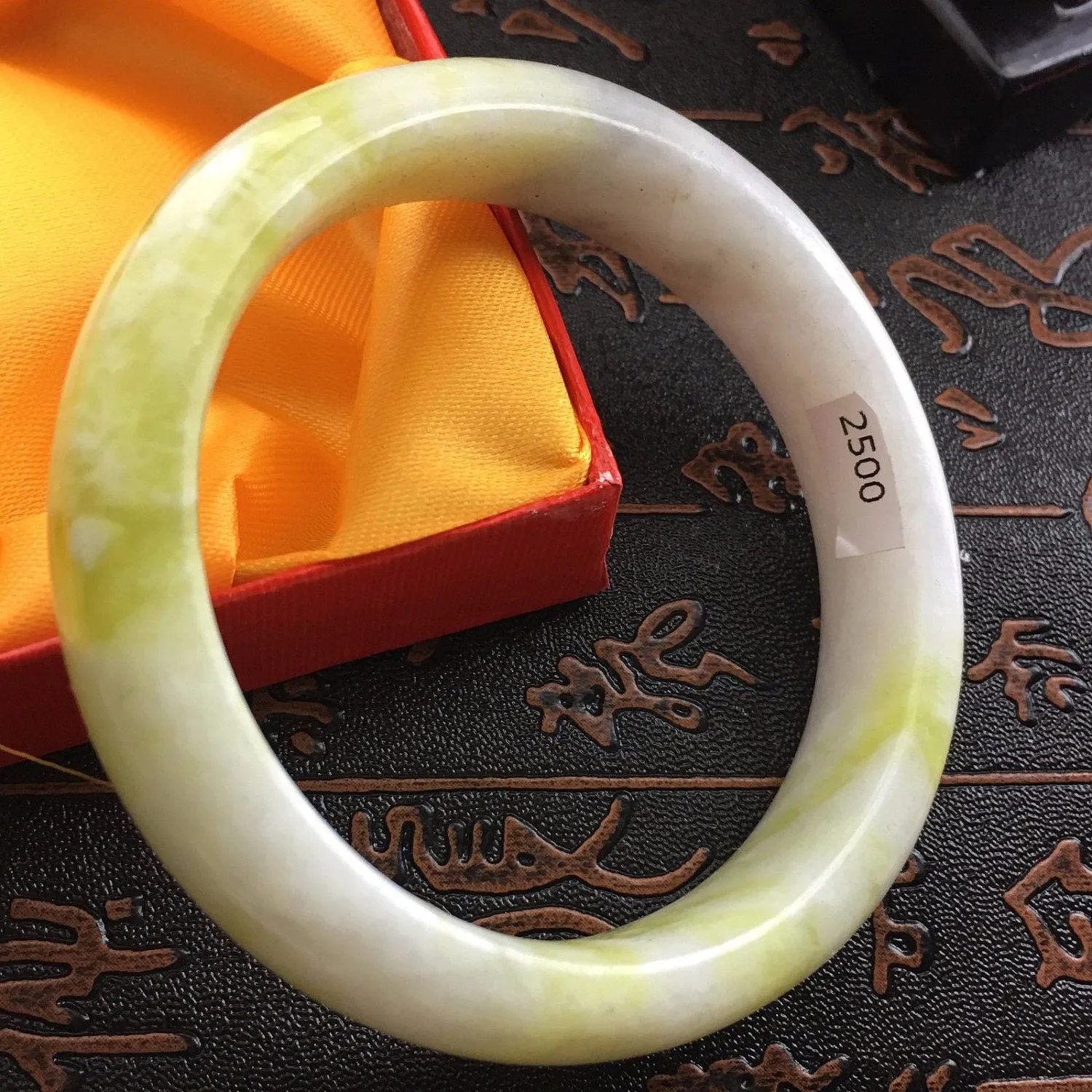 10% OFF- 58/59/60 mm Certified Natural Jadeite Emerald A Jade HandCarved Bangle 2500